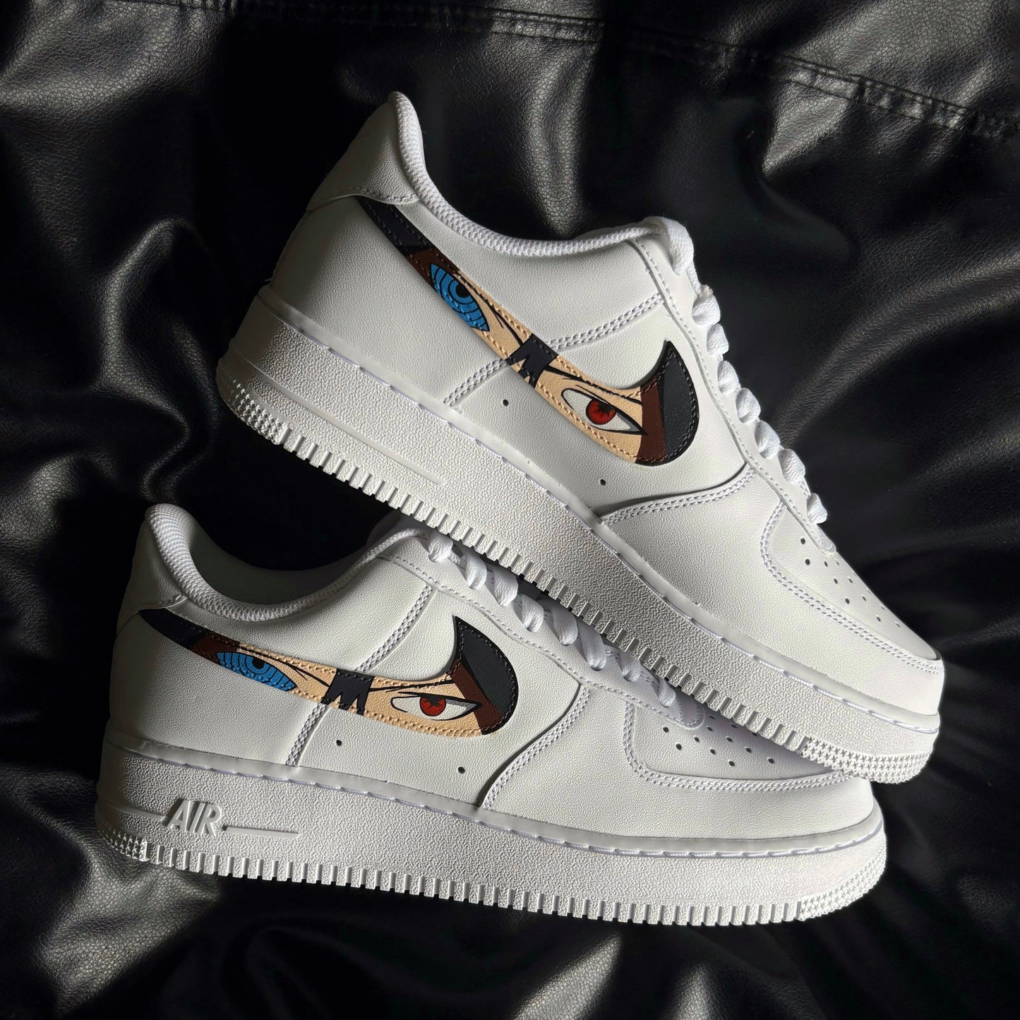 Nike Air Force1 x Naruto x Sasuke Swoosh