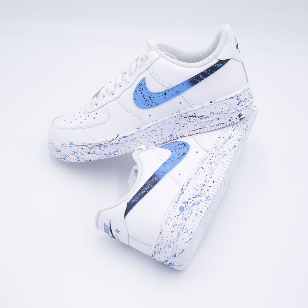 Nike Air Force 1 x Blue Gradient Splash