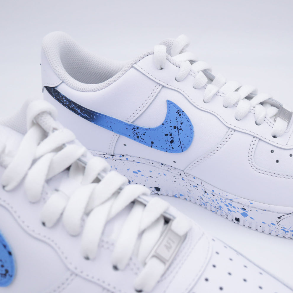Nike Air Force 1 x Blue Gradient Splash