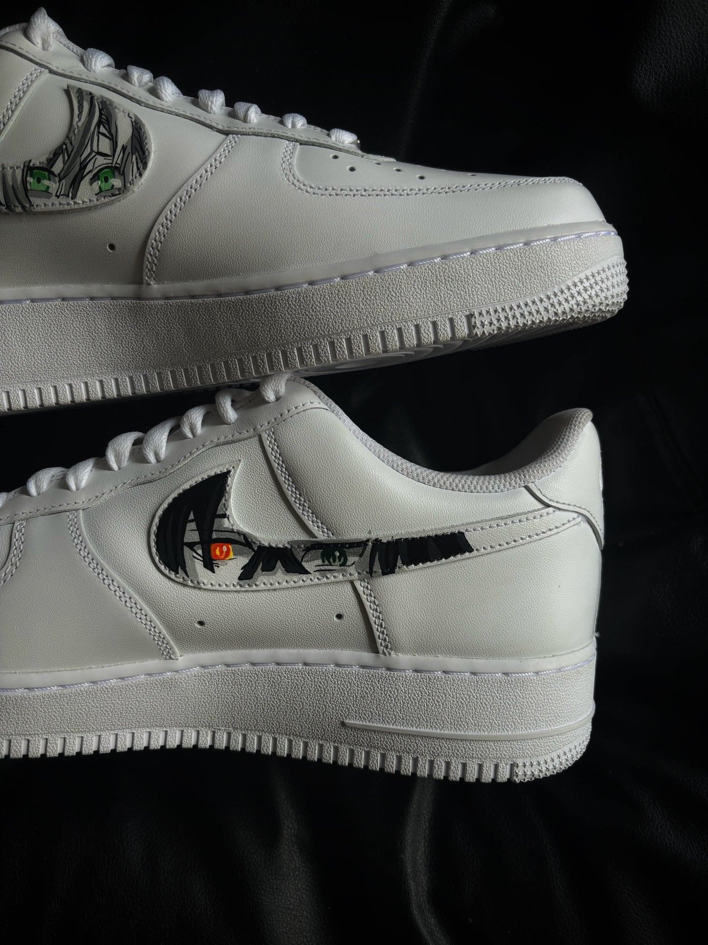 Nike Air Force 1 x Demon Slayer: Kimetsu no Yaiba (Kanroji × Iguro)