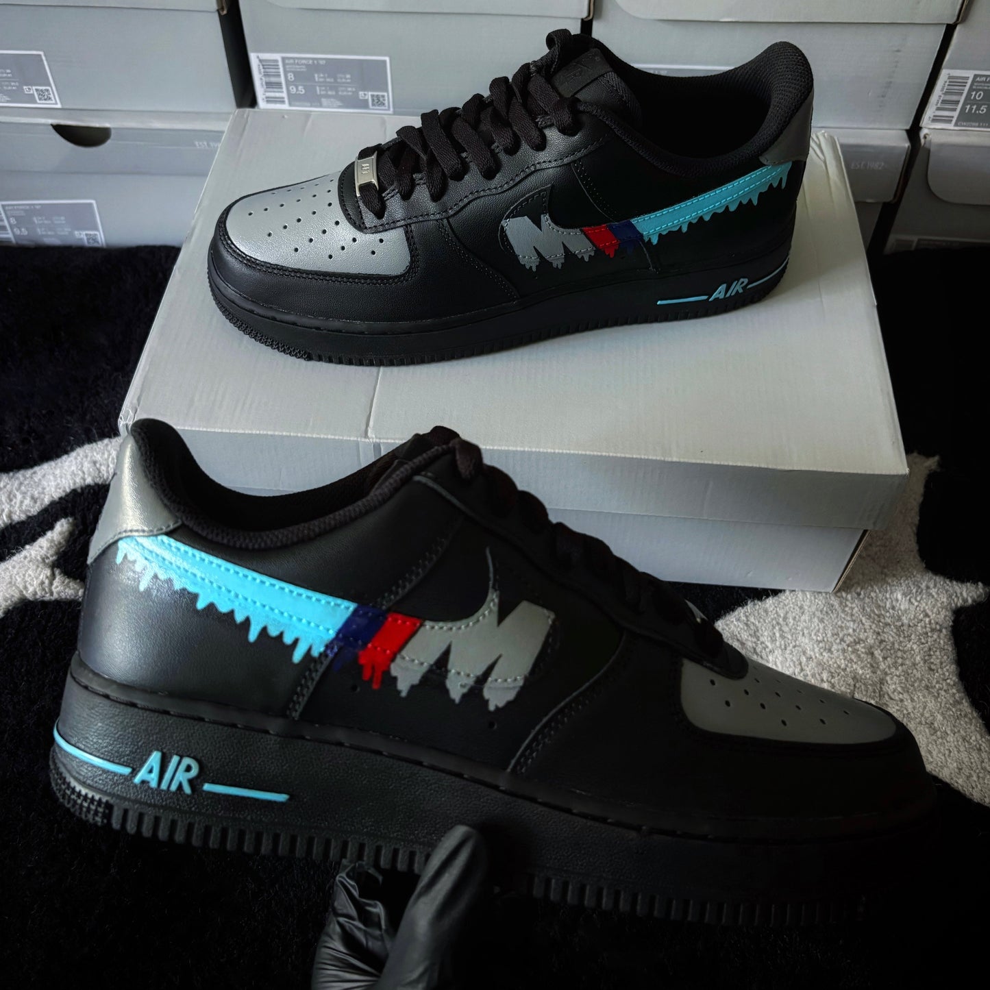 Nike Air Force 1 x BMW Drip Custom