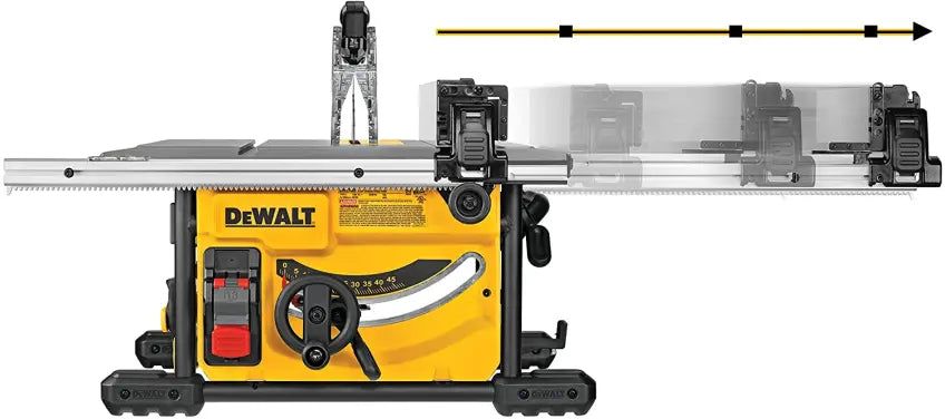 DEWALT Baustellen-Tischkreissäge, kompakt, 8-1/4 Zoll (DWE7485)
