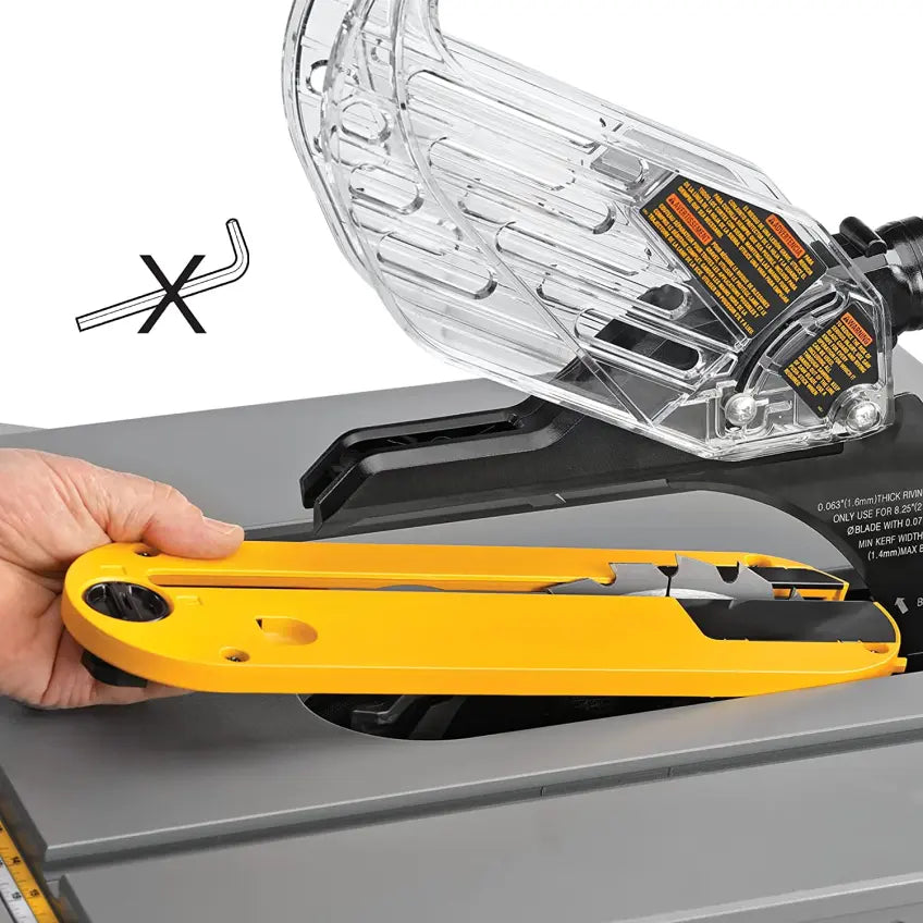 DEWALT Baustellen-Tischkreissäge, kompakt, 8-1/4 Zoll (DWE7485)