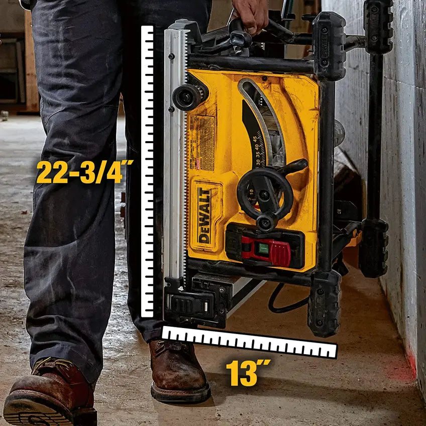 DEWALT Baustellen-Tischkreissäge, kompakt, 8-1/4 Zoll (DWE7485)