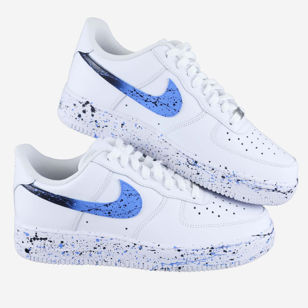 Nike Air Force 1 x Blue Gradient Splash