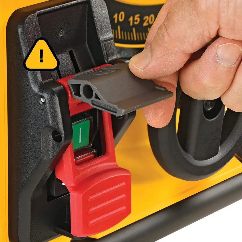 DEWALT Baustellen-Tischkreissäge, kompakt, 8-1/4 Zoll (DWE7485)