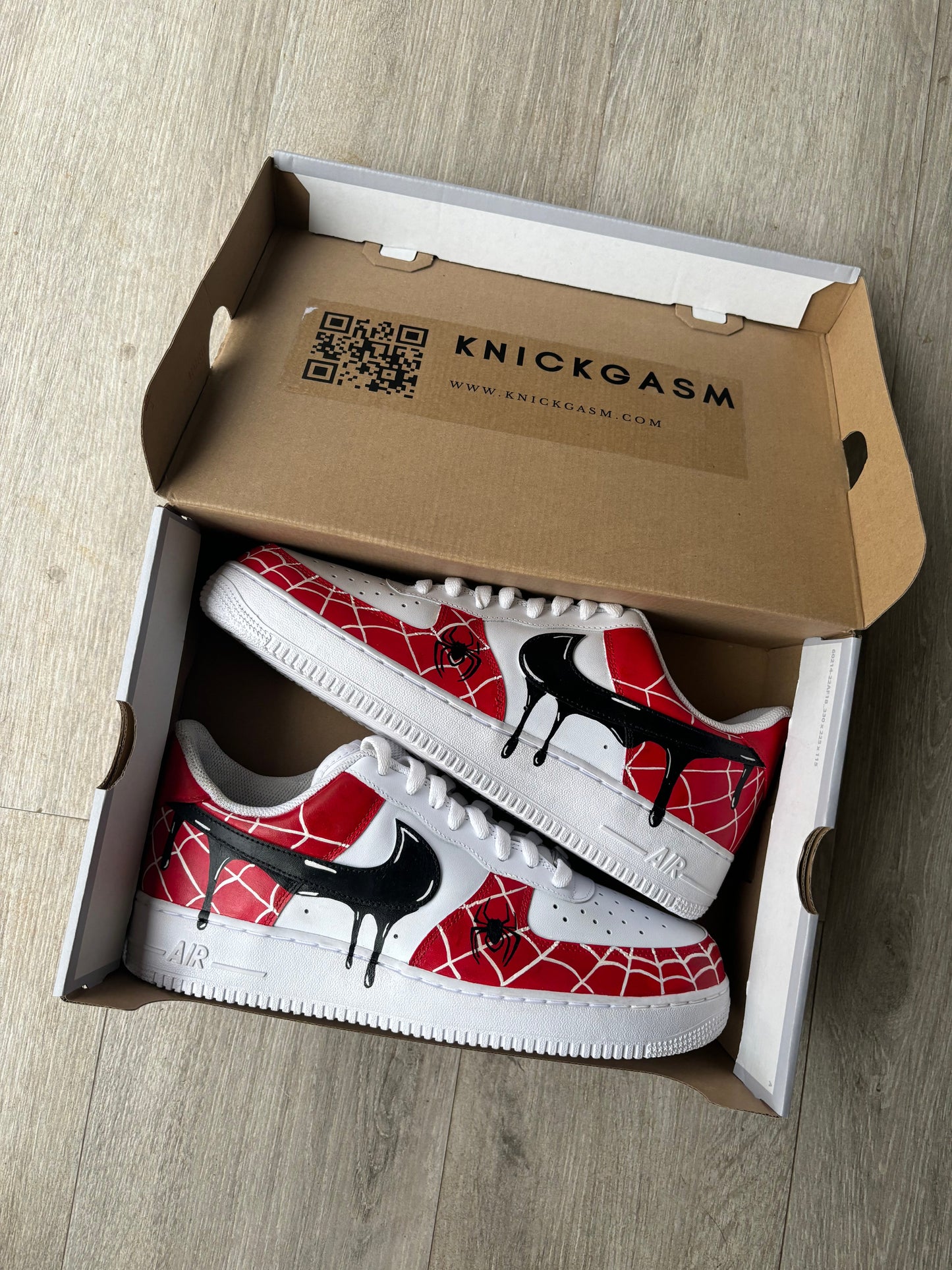 Nike Air Force 1 x Spiderman Theme