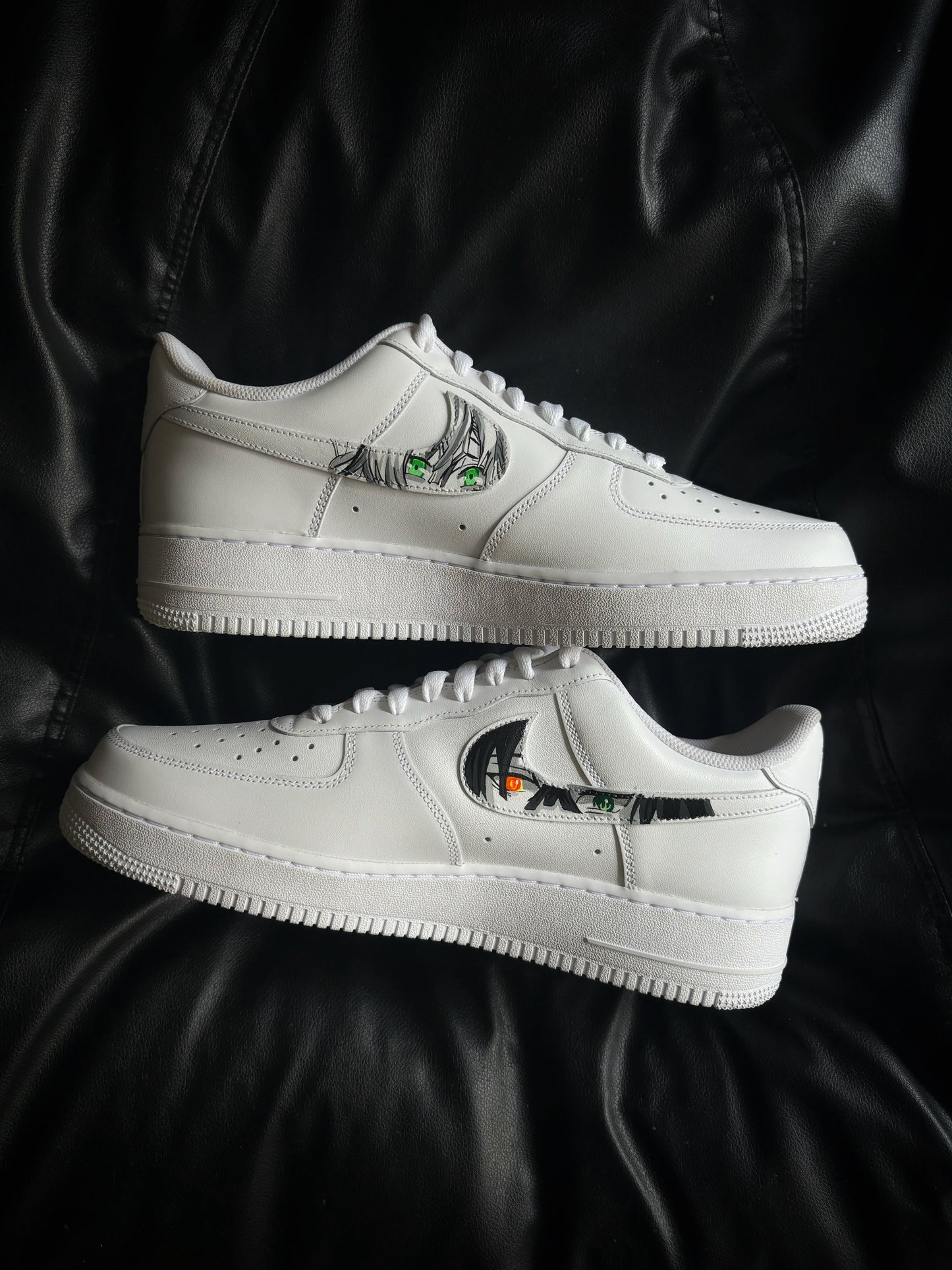Nike Air Force 1 x Demon Slayer: Kimetsu no Yaiba (Kanroji × Iguro)