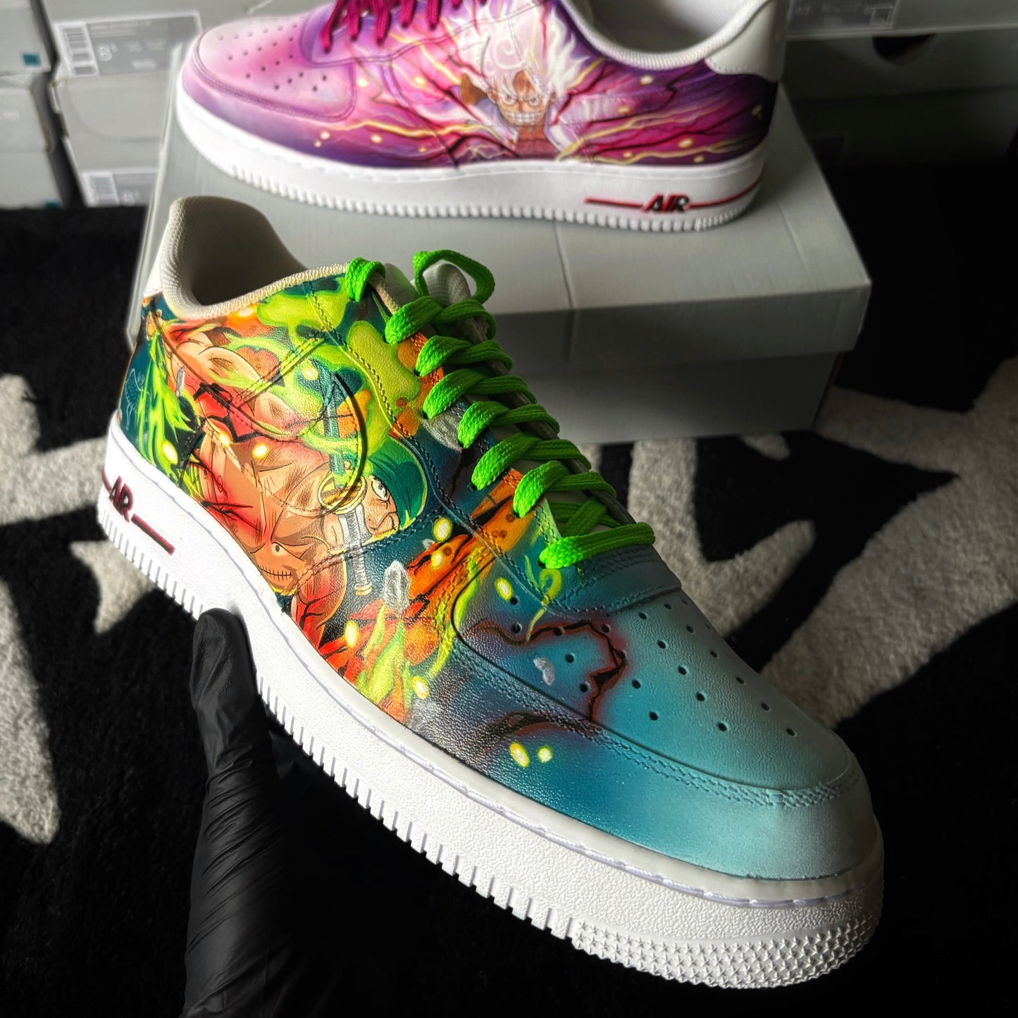 Nike Air Force 1 x Luffy-Zoro One Piece