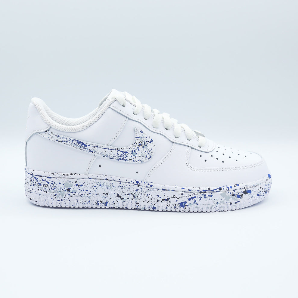Nike Air Force 1 x Blue Splatter