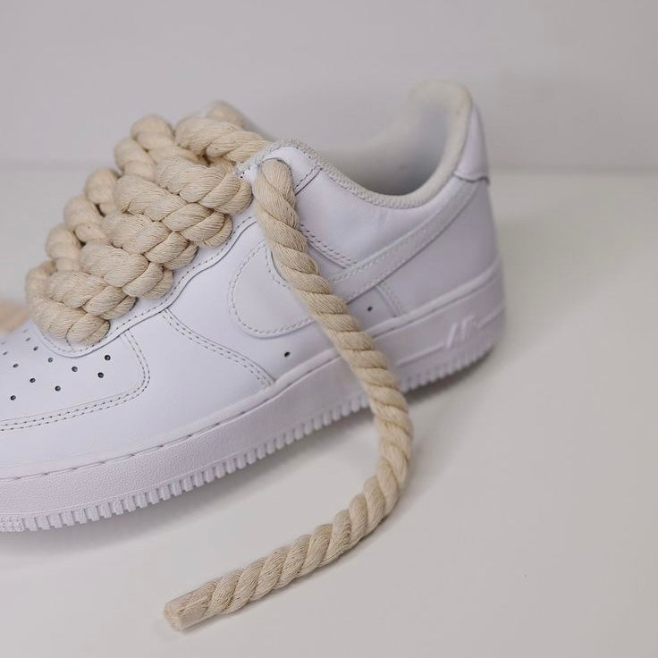 Nike Air Force 1 x Rope Laces - Biege