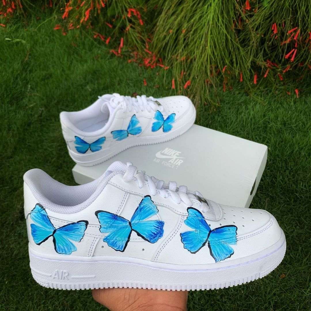 Nike Air Force 1 x Blue Butterfly