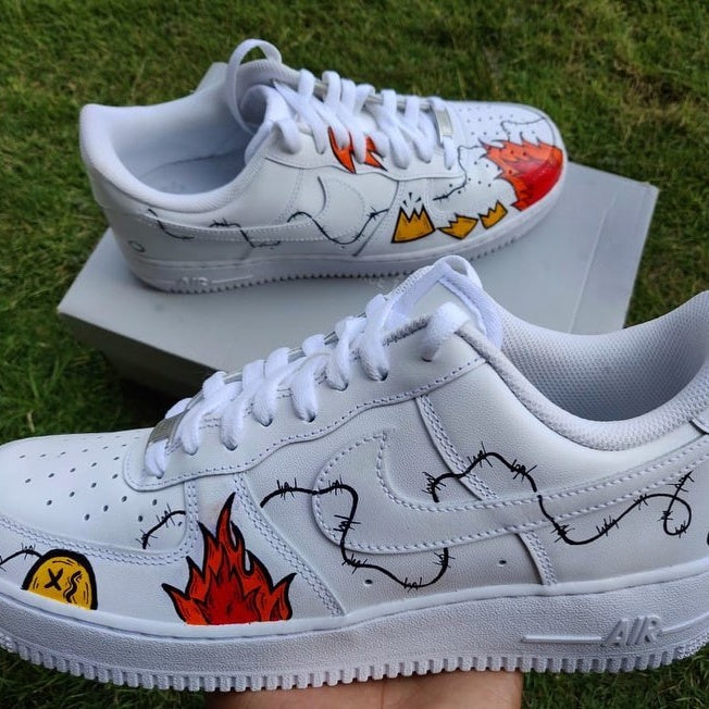 Nike Air Force 1 x Flames