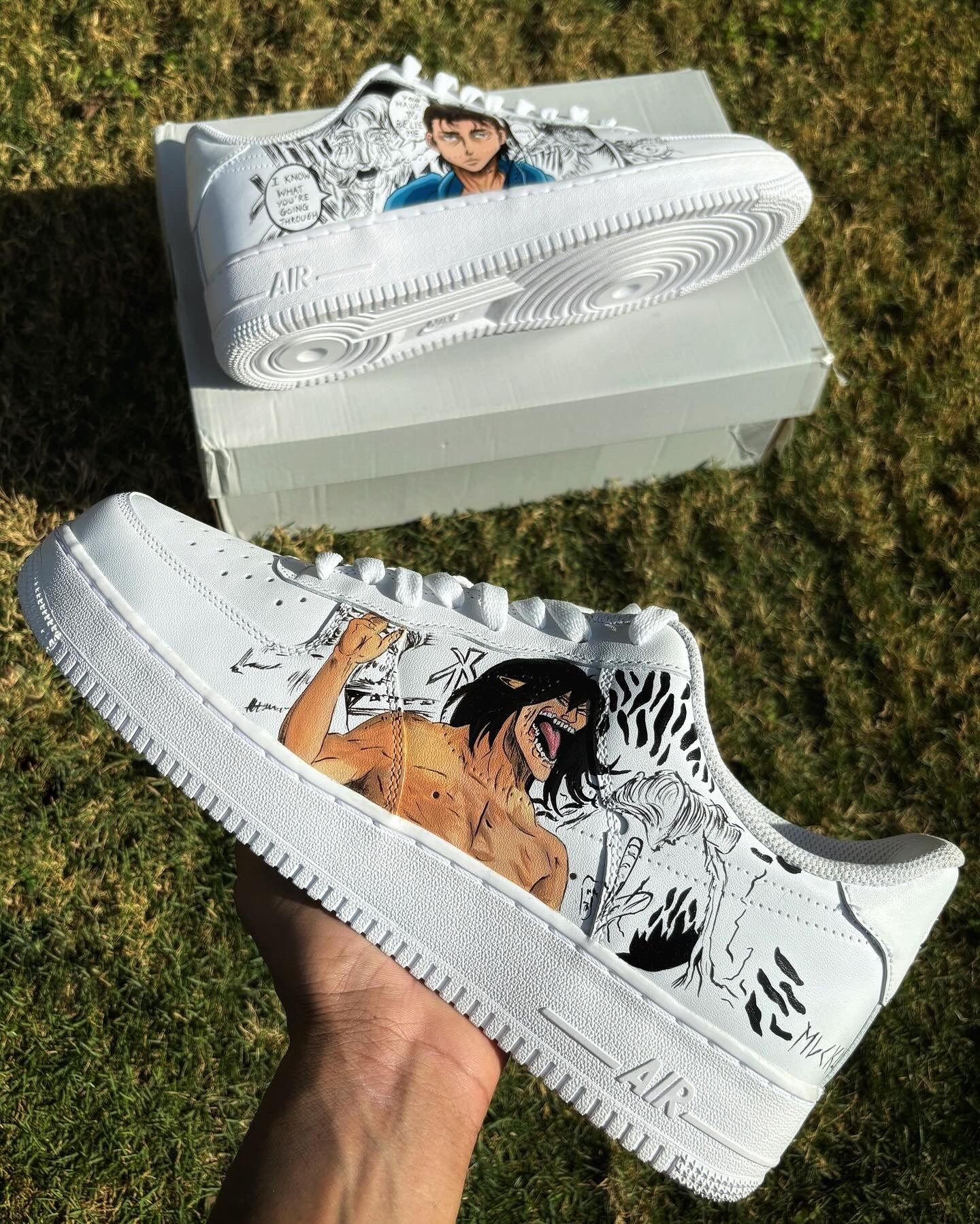Nike Air Force 1 x Levi x Titan ( attack on titan )