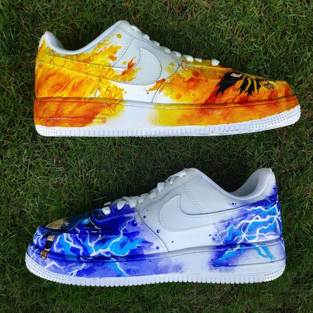 Nike Air Force 1 x Naruto and Sasuke