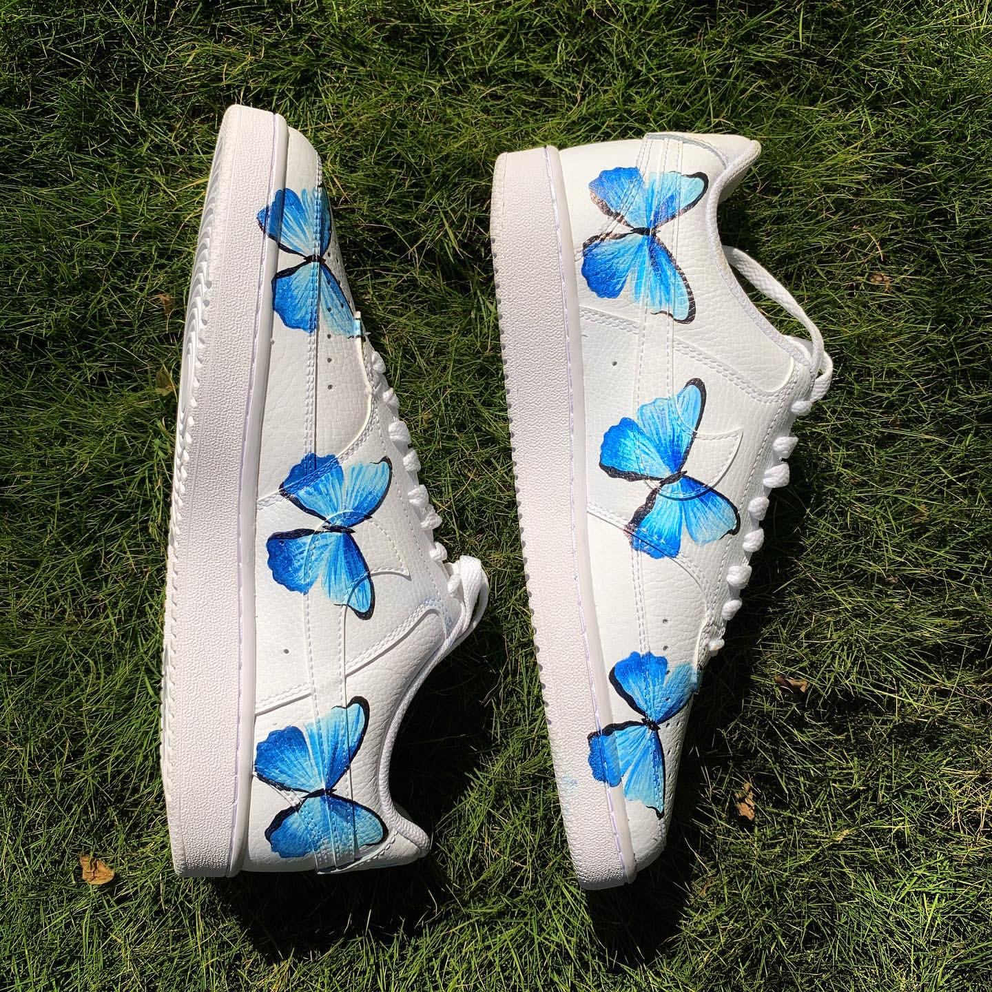Nike Court Vision x Blue Butterfly