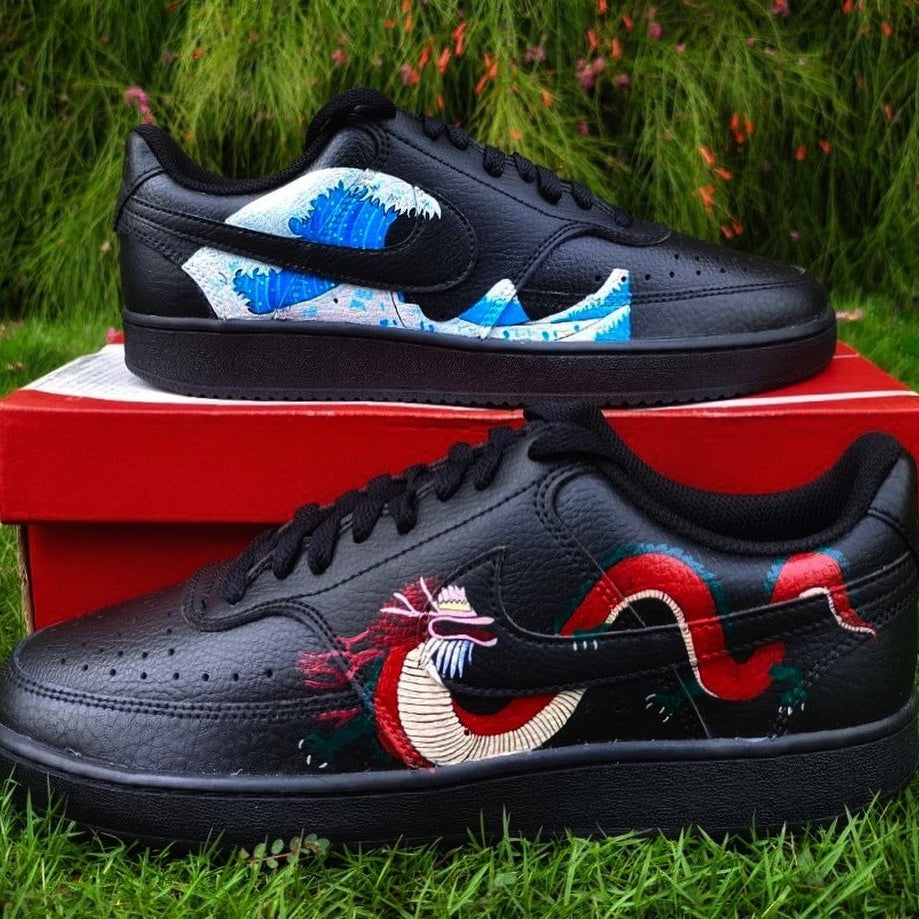 Nike Court Vision x Dragon And Waves