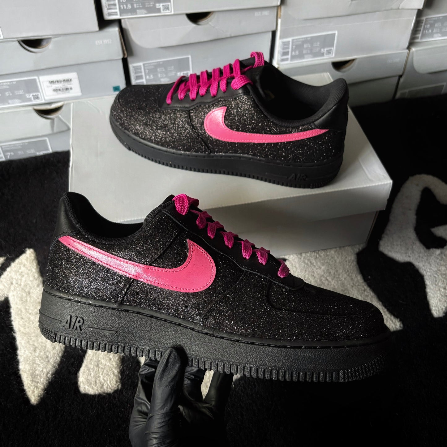 Nike Air Force 1 x Obsidian Rosé Shimmer