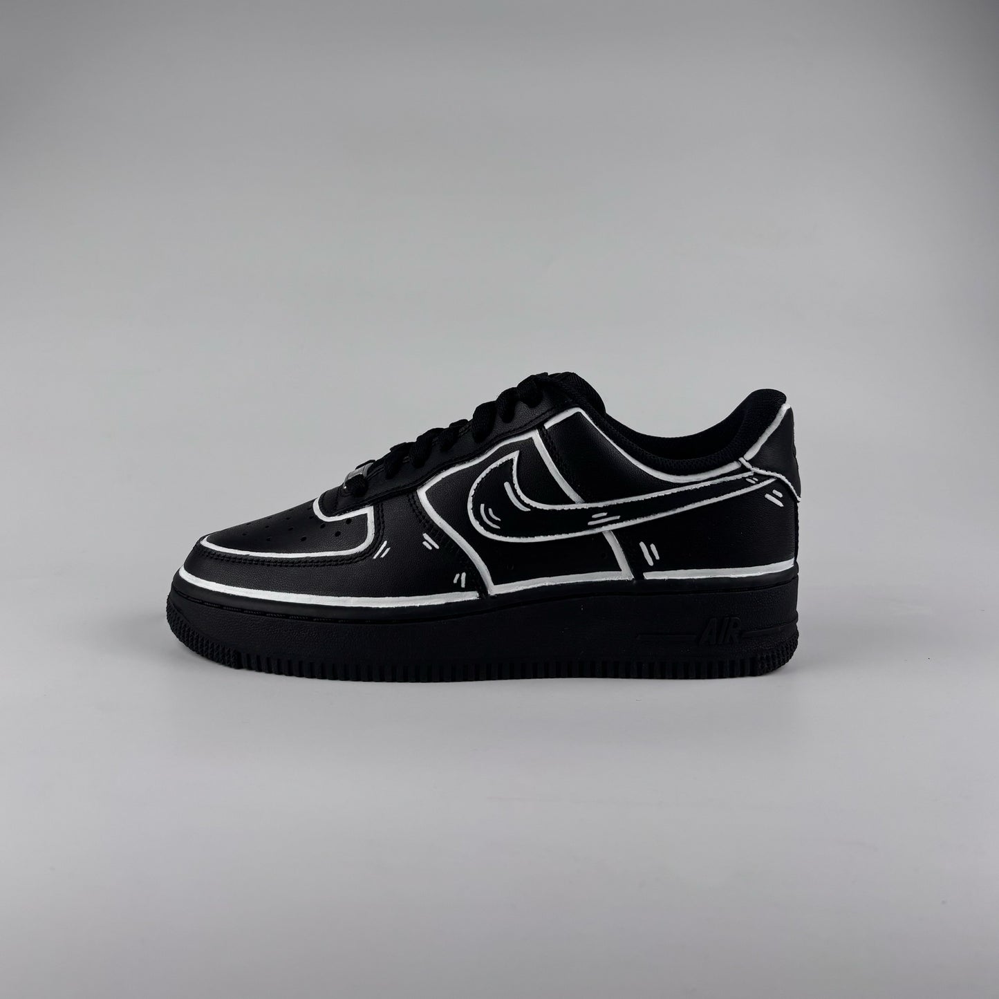 Nike Air Force 1 Black x Cartoon