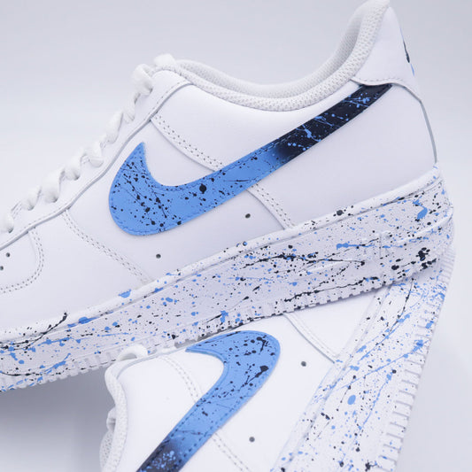 Nike Air Force 1 x Blue Gradient Splash