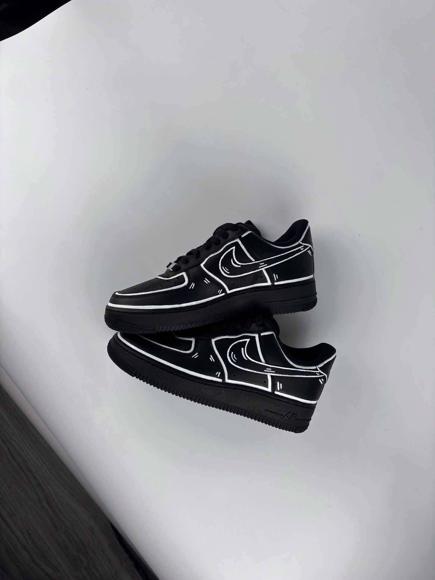 Nike Air Force 1 Black x Cartoon