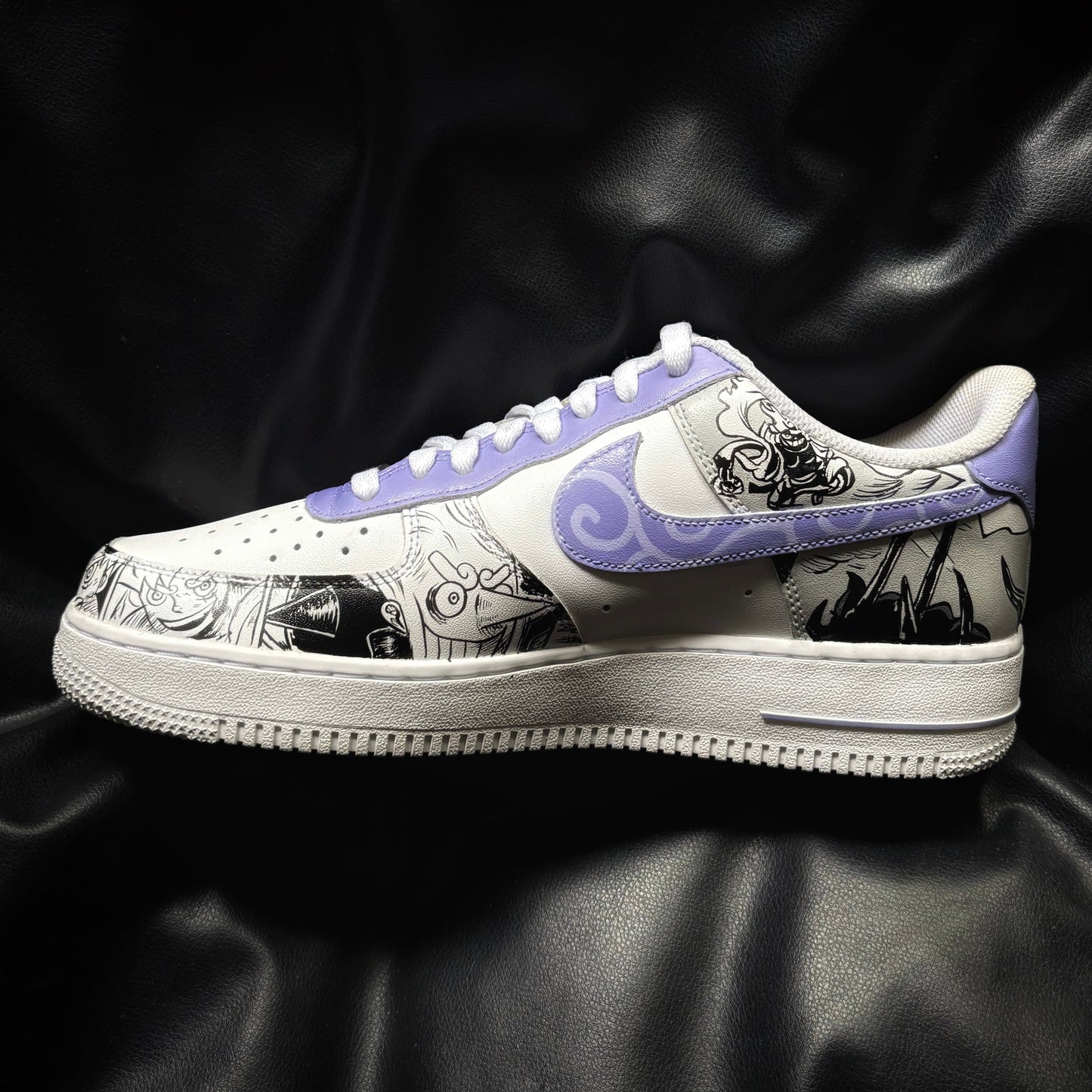 Nike Air Force 1 x Luffy Gear 5 x Sun God Nikka