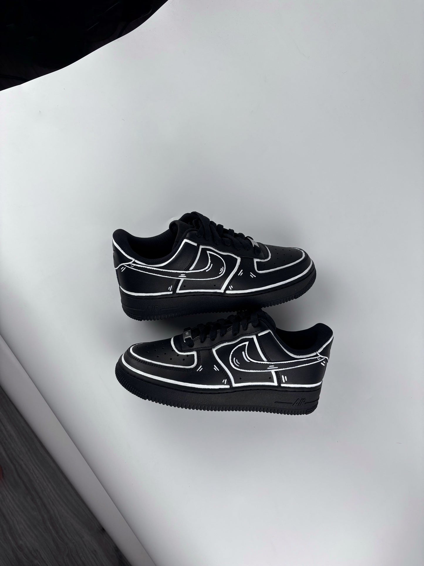 Nike Air Force 1 Black x Cartoon