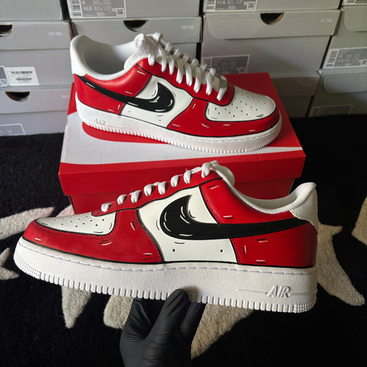 Nike Air Force 1 x Red Cartoon