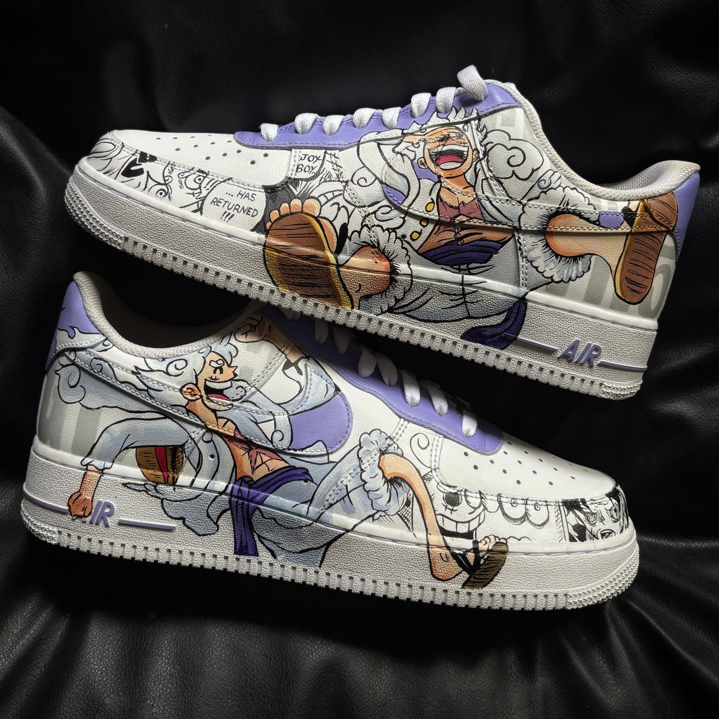 Nike Air Force 1 x Luffy Gear 5 x Sun God Nikka