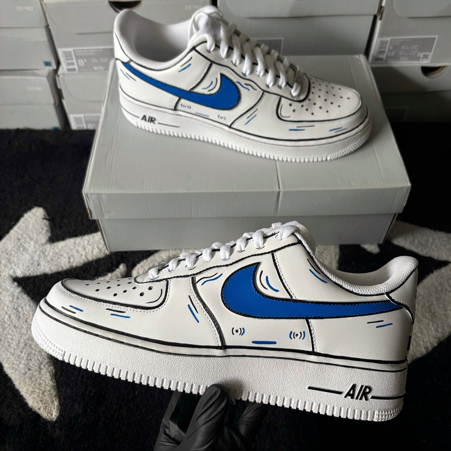 Nike Air Force 1 x Blue Comic