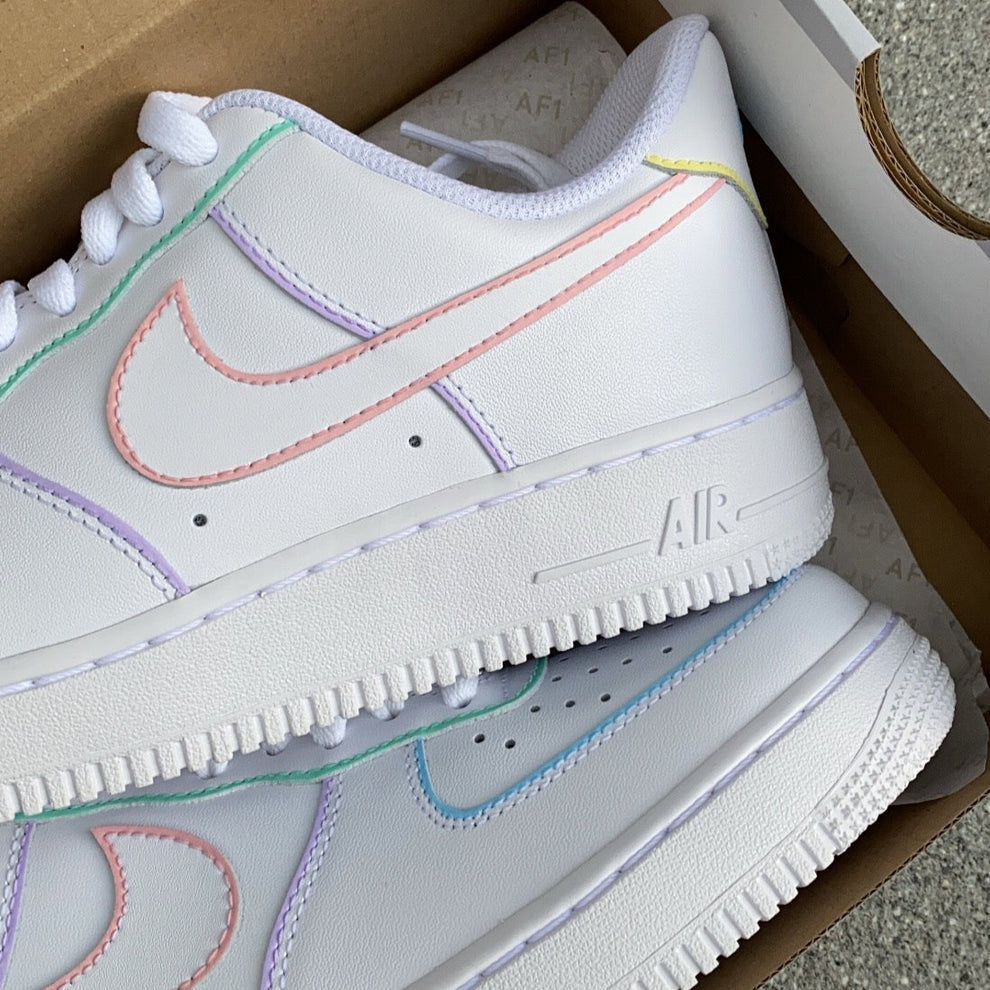 Nike Air Force 1 x coloured sketch