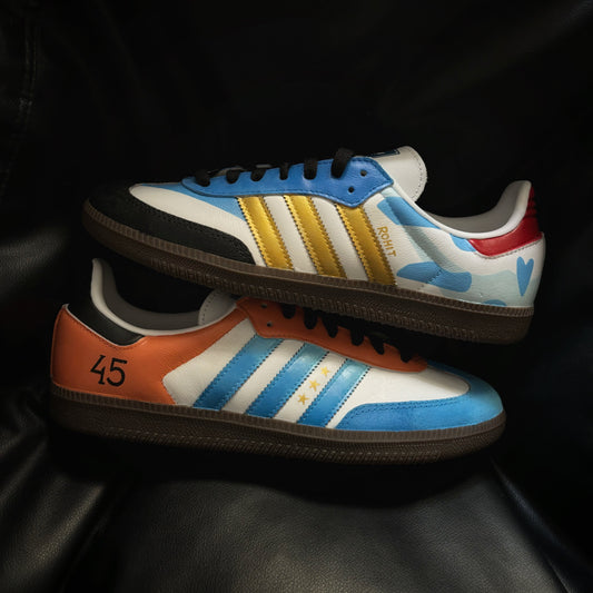Adidas Sambas x Indian Cricket Theme Custom
