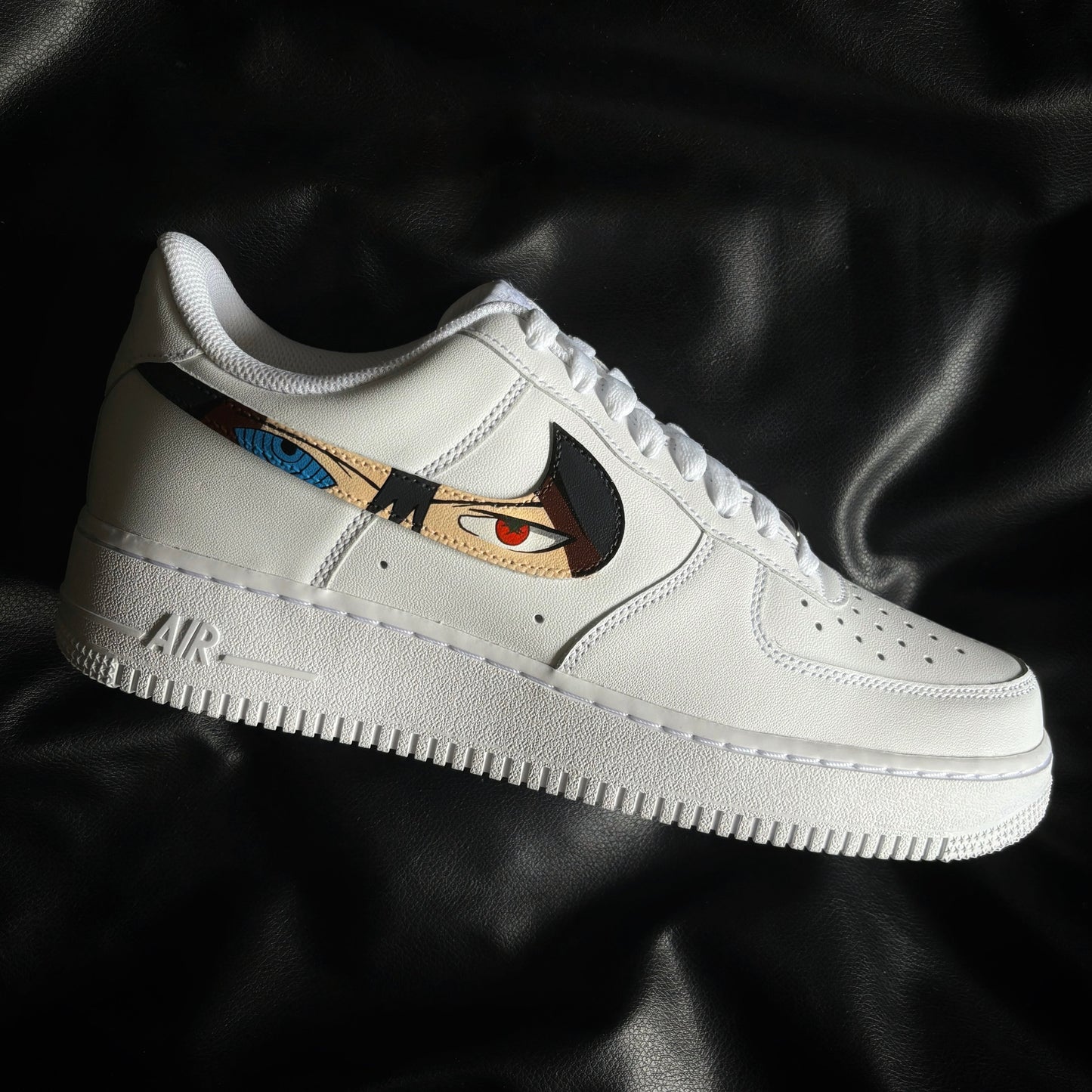 Nike Air Force1 x Naruto x Sasuke Swoosh