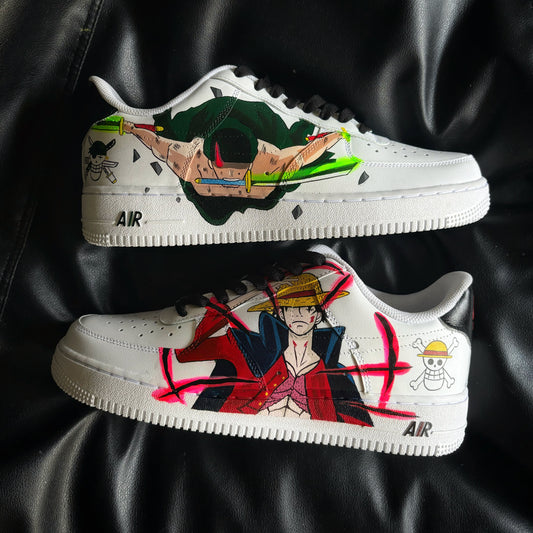 Nike Air Force 1 x Luffy x Zoro