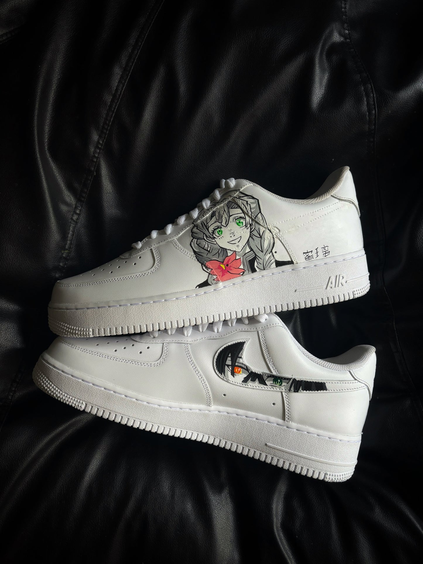 Nike Air Force 1 x Demon Slayer: Kimetsu no Yaiba (Kanroji × Iguro)