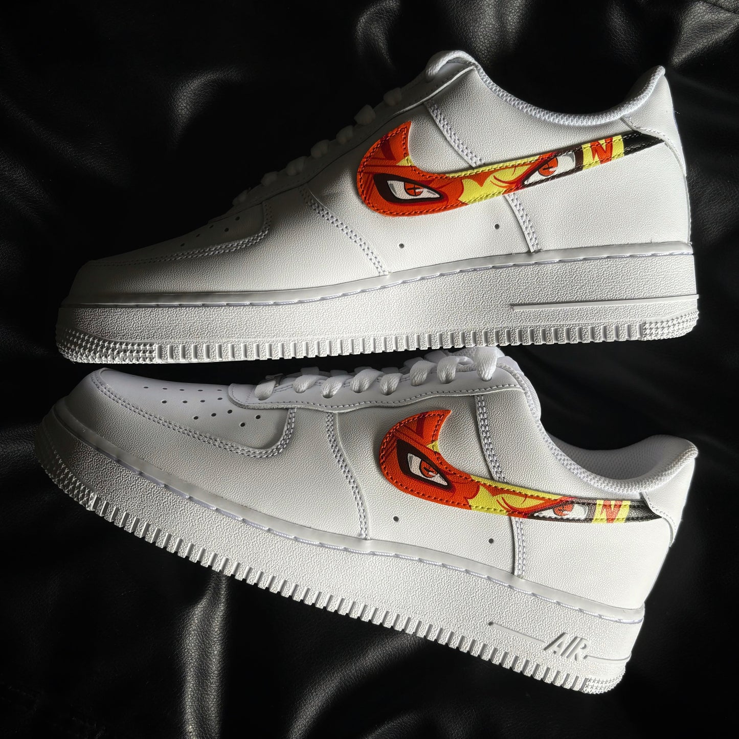 Nike Air Force1 x Naruto x Sasuke Swoosh
