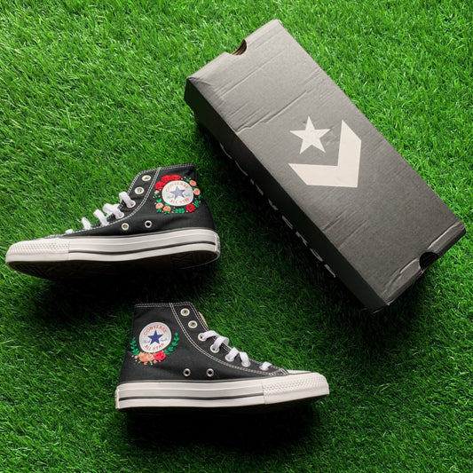 Converse x Flower Embroidery
