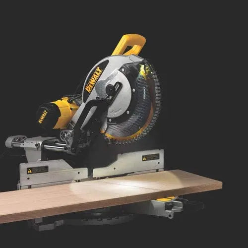DEWALT DWS780 12-Zoll-Gehrungssäge mit doppelter Abschrägung für Verbundwerkstoffe (DWS780), Schwarz