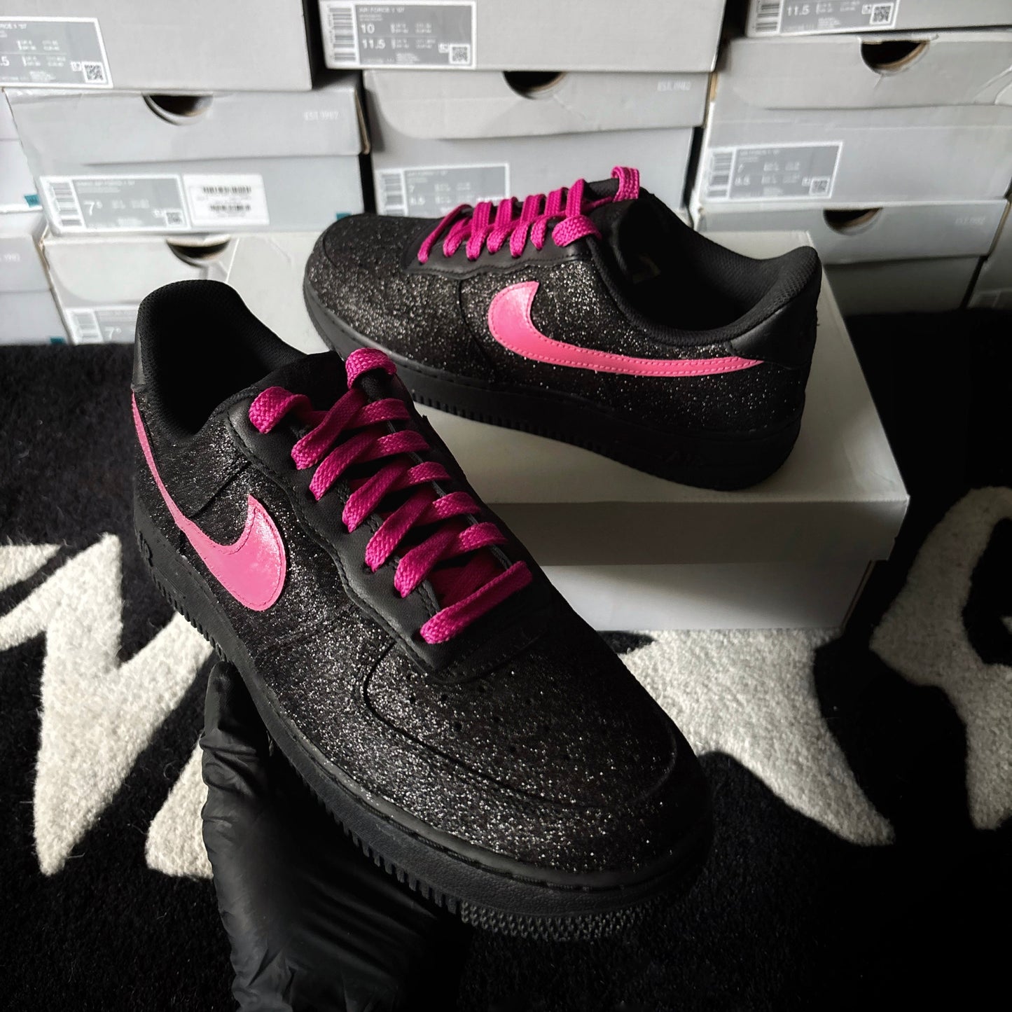 Nike Air Force 1 x Obsidian Rosé Shimmer
