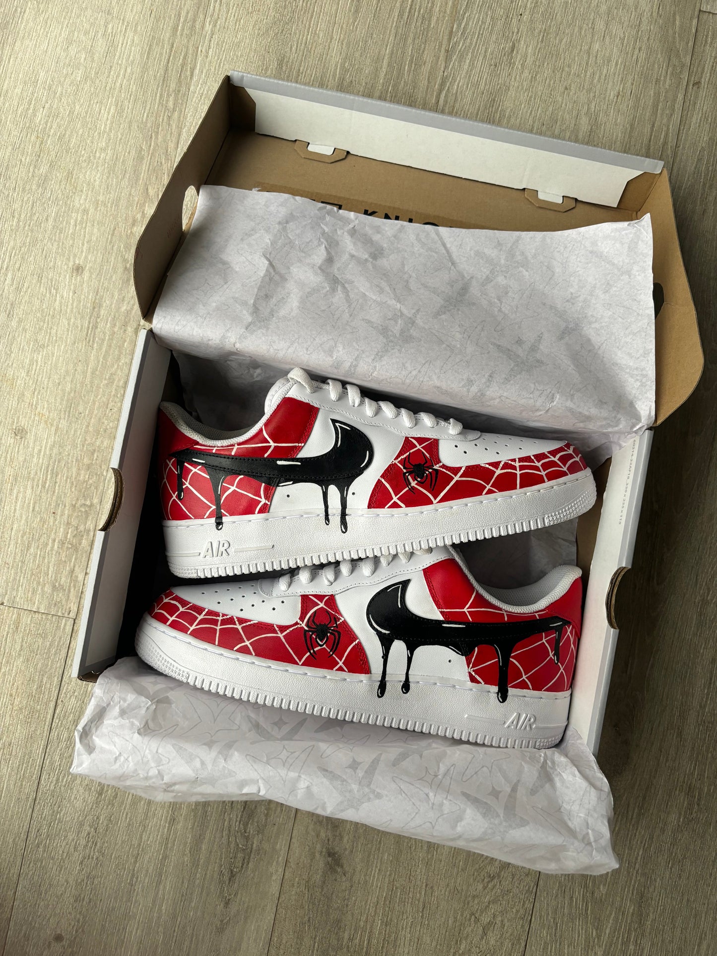 Nike Air Force 1 x Spiderman Theme
