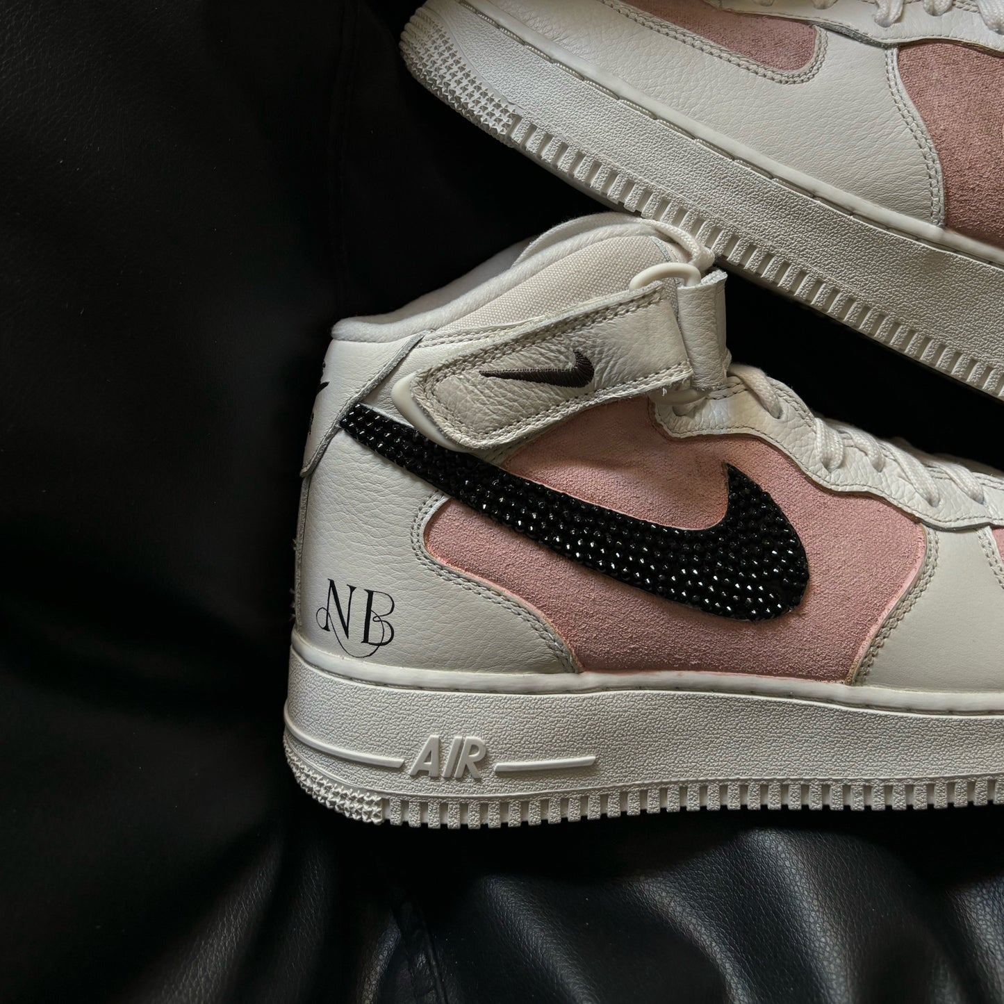 Nike Air Force 1 Mid x Pastels Bling Swoosh