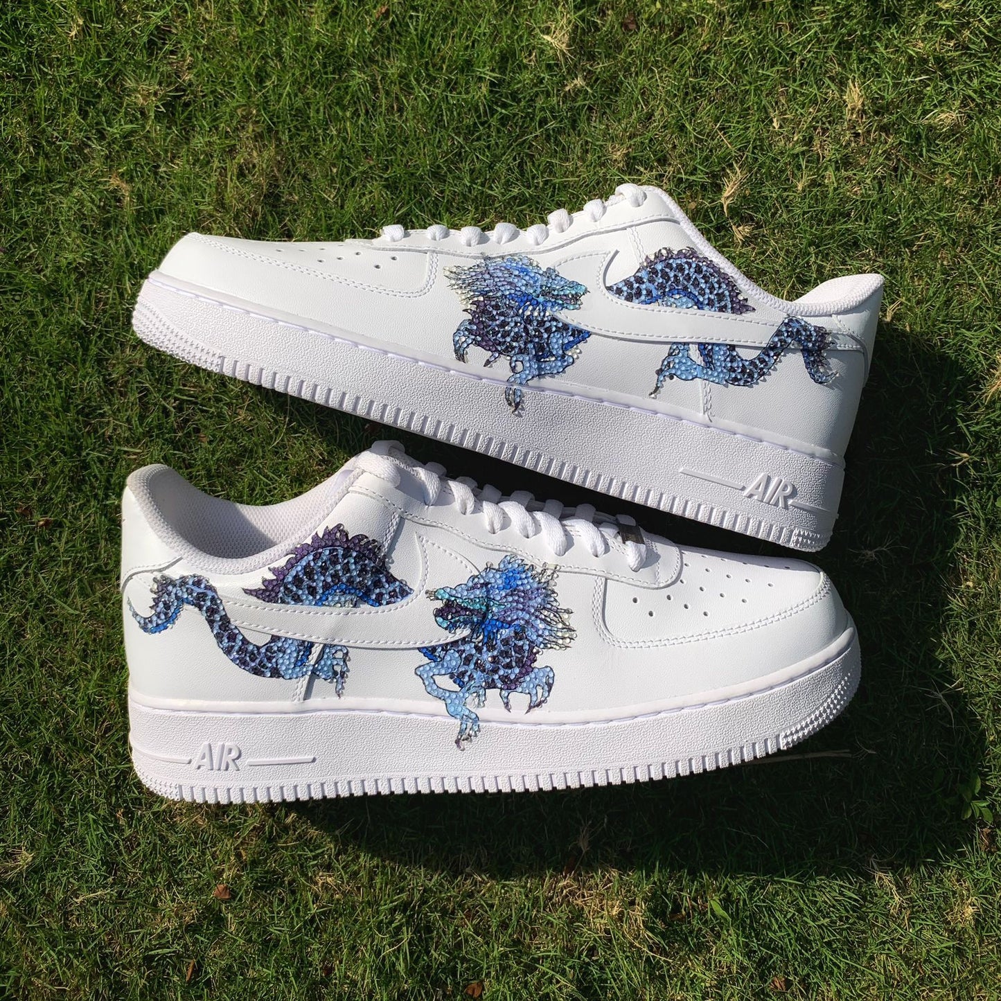 Nike Air Force 1 x Bling Sapphire Dragon