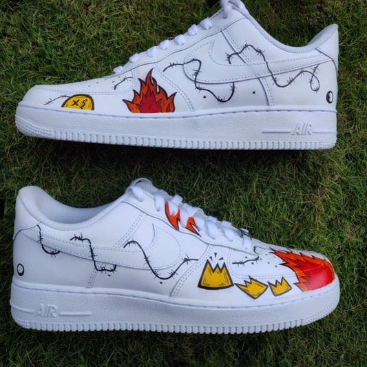 Nike Air Force 1 x Flames