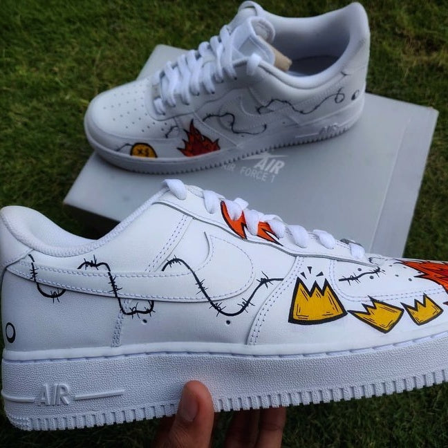 Nike Air Force 1 x Flames