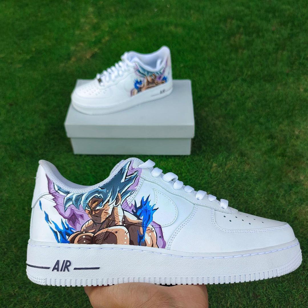 Nike Air Force 1 x Goku Uktra Instinct Dragon Ball Z