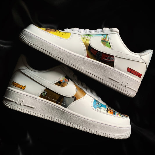 Nike Air Force 1 x Grand Theft Auto GTA
