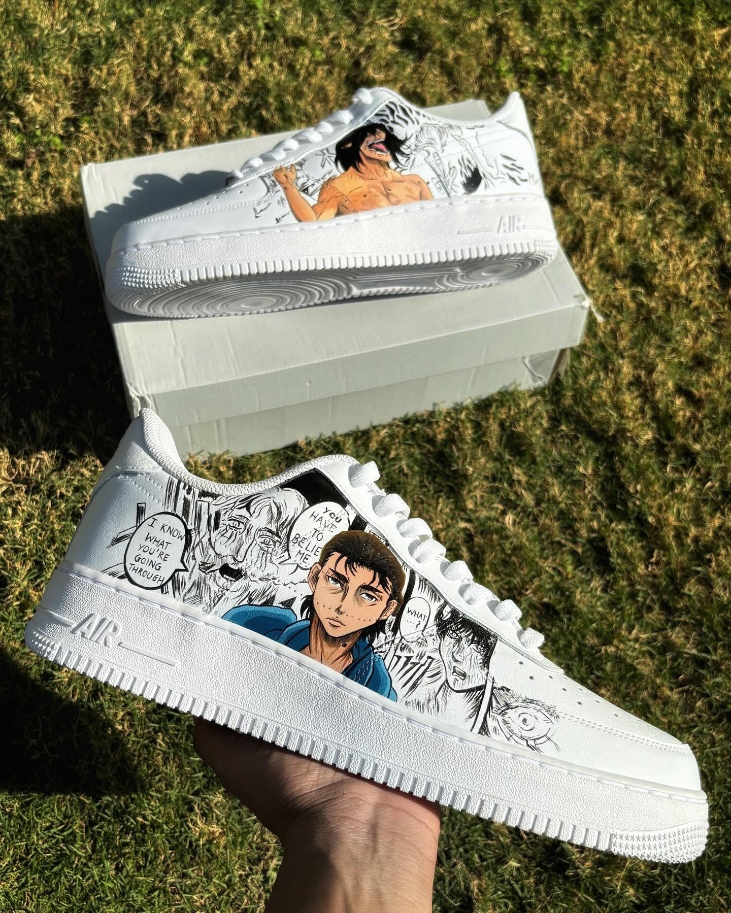 Nike Air Force 1 x Levi x Titan ( attack on titan )