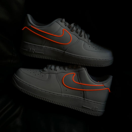 Nike Air Force 1 x Light Swoosh (orange)