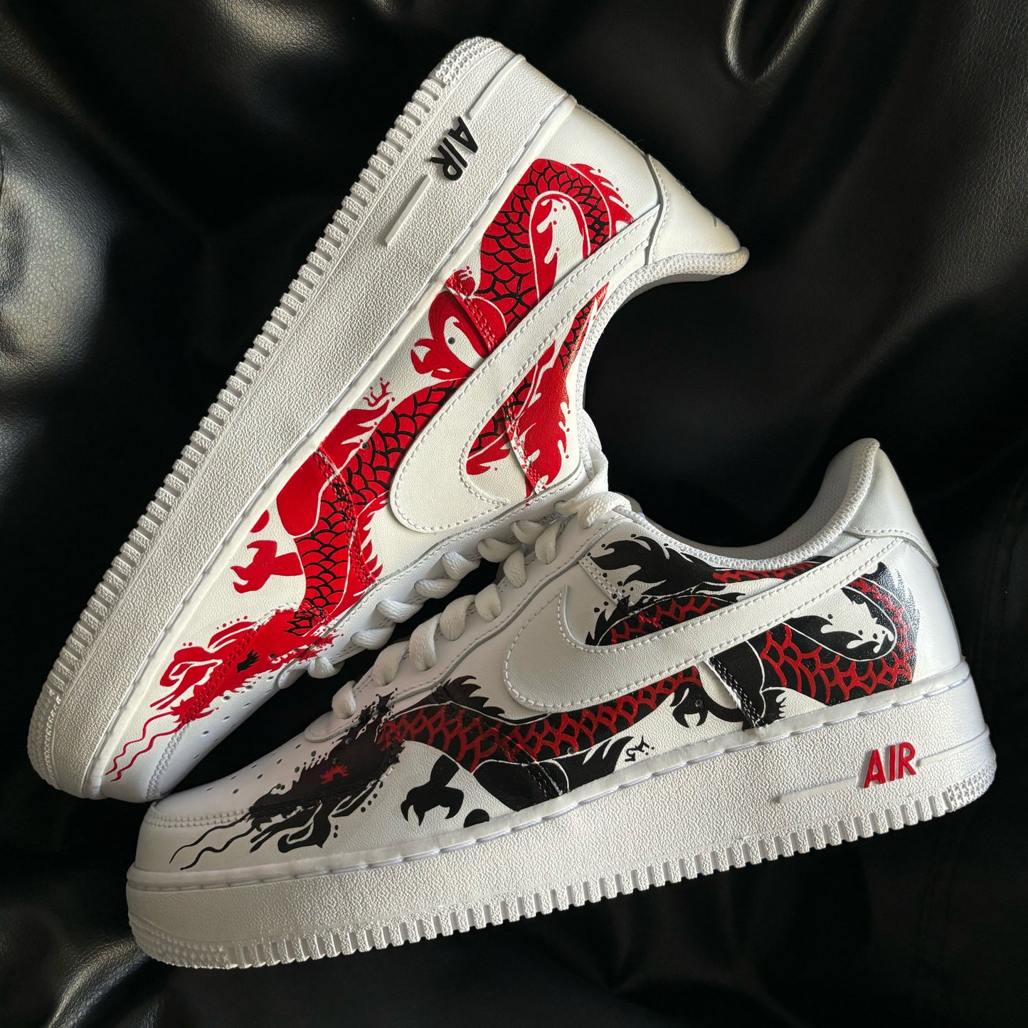 Nike Air Force 1 x Mismatched Dragon