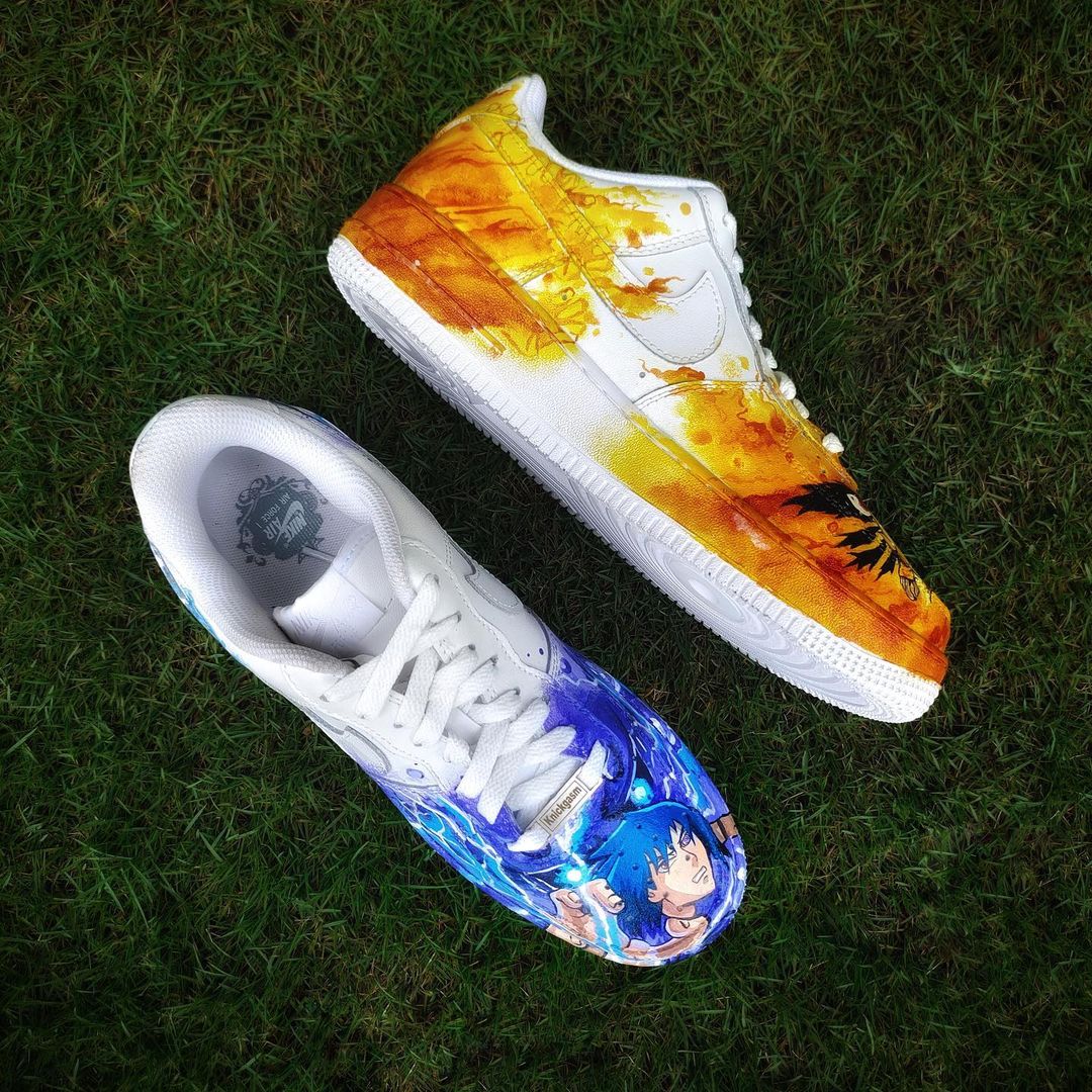 Nike Air Force 1 x Naruto and Sasuke